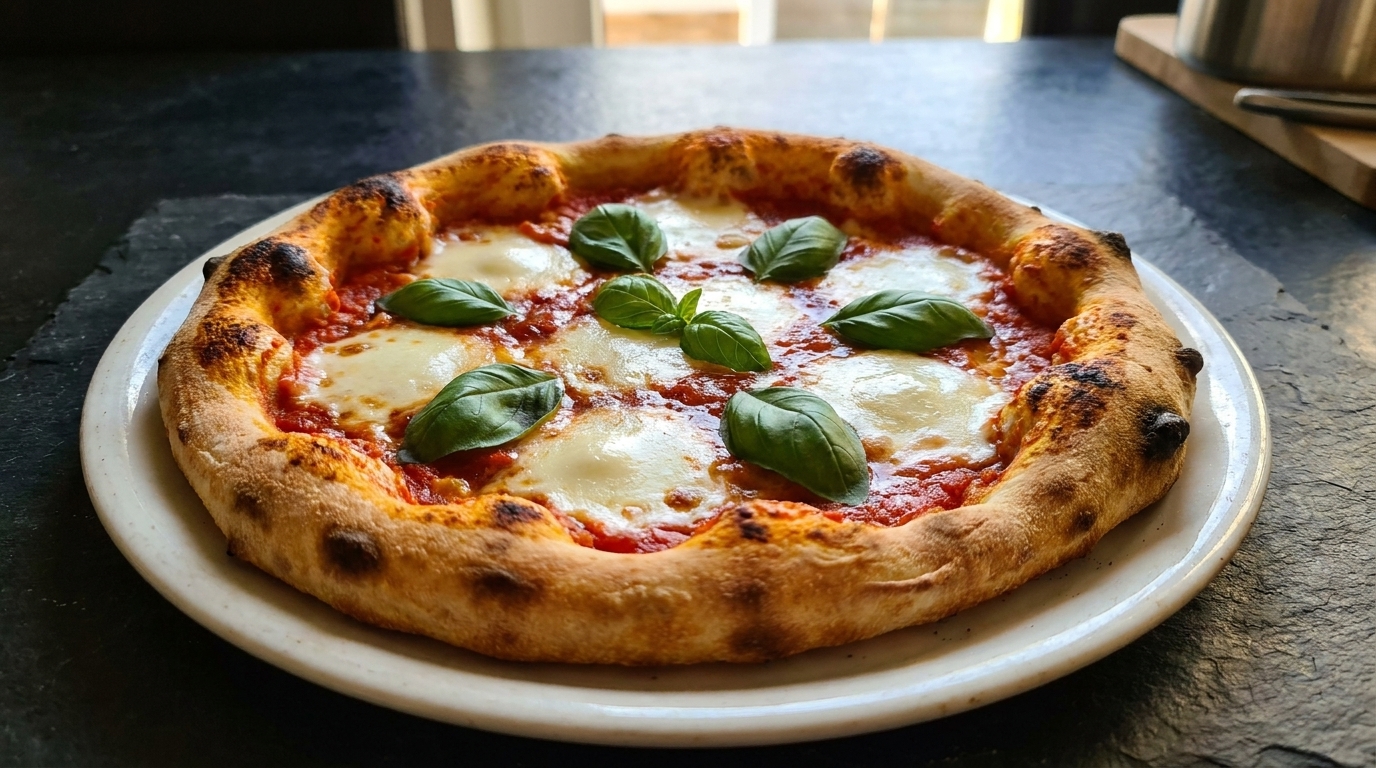 Klassische Pizza Margherita