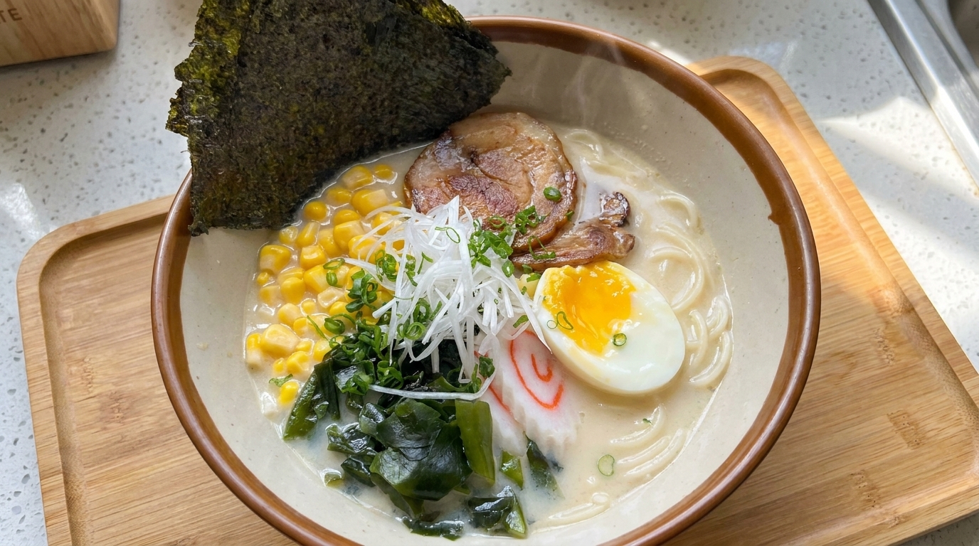 Hausgemachte Yuzu Shio Ramen