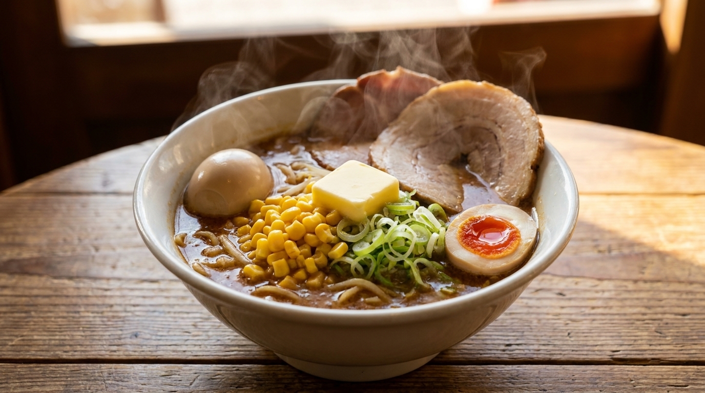 Wärmende Butter-Miso-Ramen