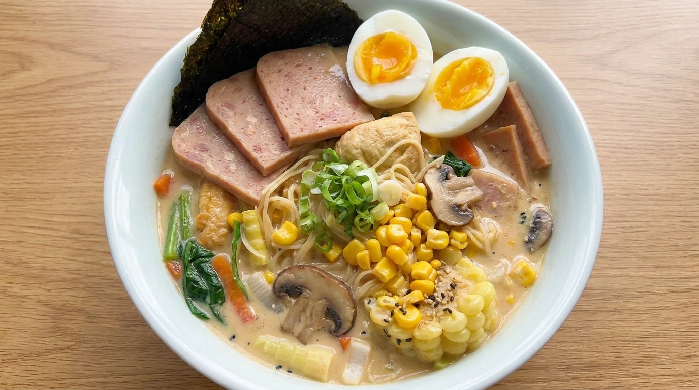 Cremige Miso-Butter-Mais-Ramen