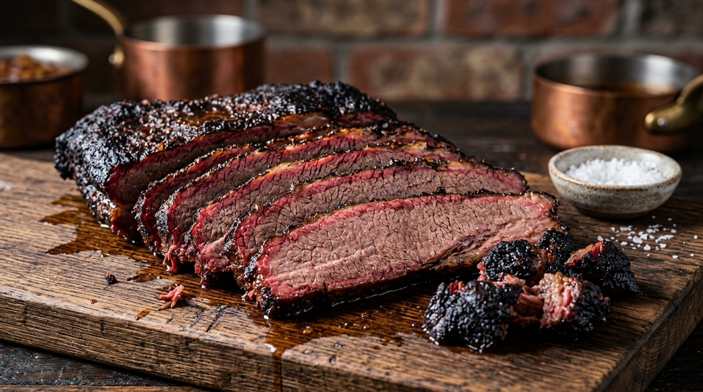 Saftiger American Smoked Chuck Roast mit würziger Pfefferkruste