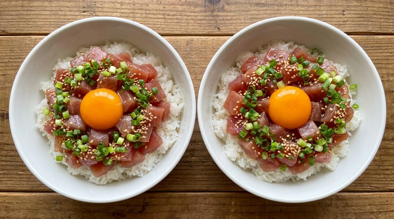 Klassische Thunfisch-Reisschale (Maguro Don)