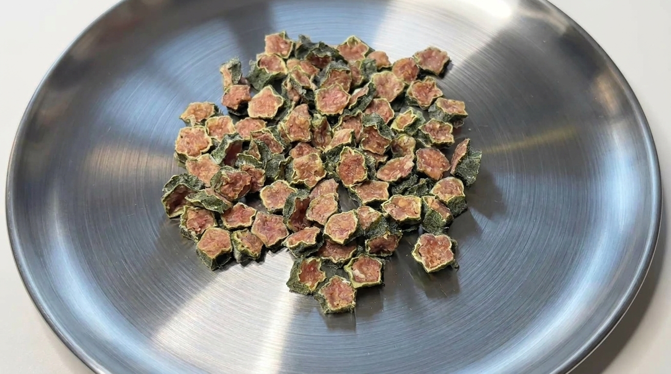 Selbstgemachte Okra-Hühnchen-Sterne: Gesunde Leckerlis für Haustiere