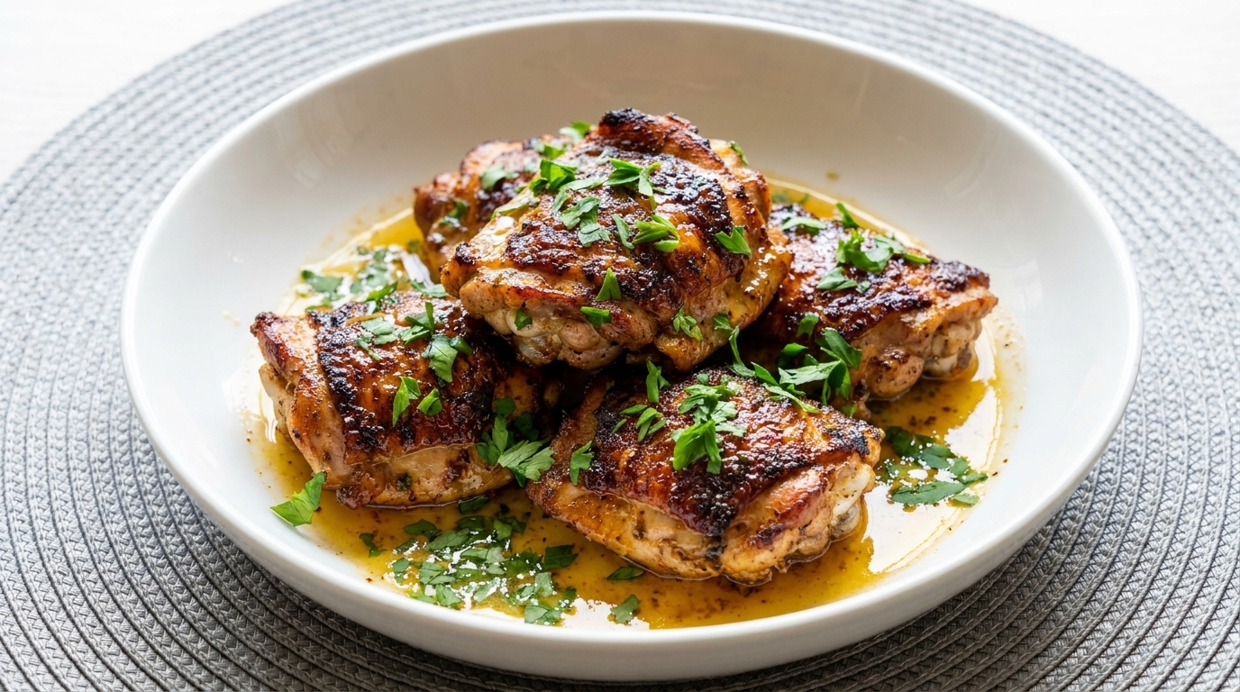 Knusprige Cajun-Hähnchenschenkel aus der Pfanne