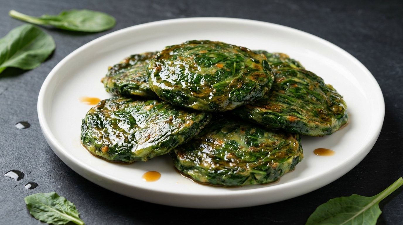 Traditionelle Gemüsepfannkuchen aus Kunshan (Cai Lata)