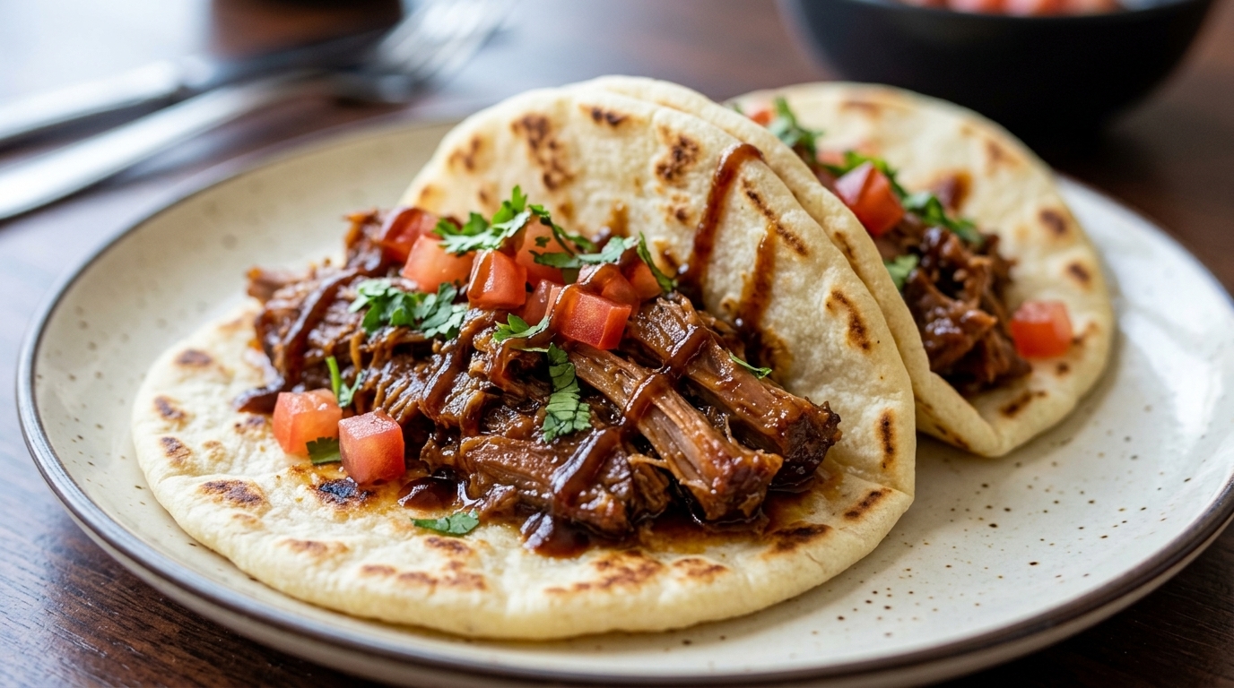 Mexikanische Pulled-Pork-Tacos vom Slow Cooker