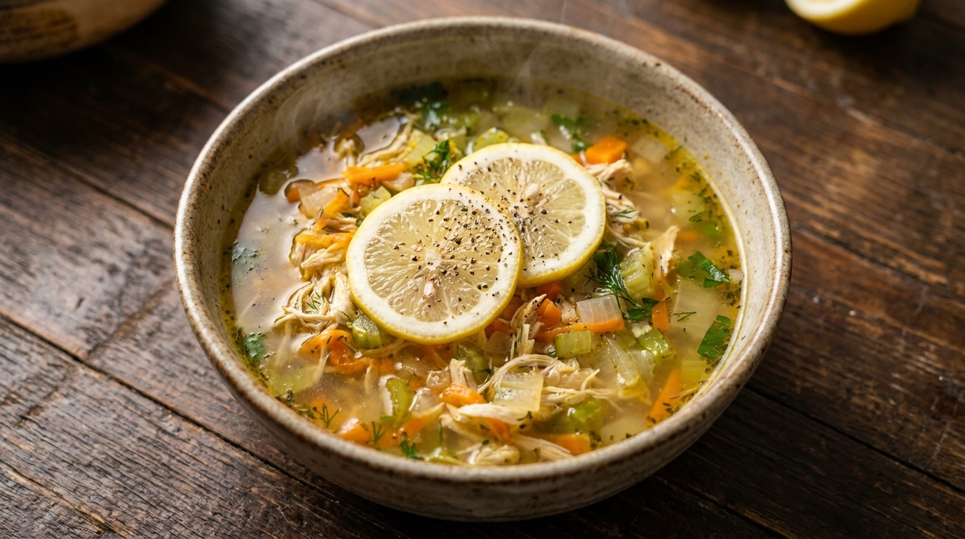 Griechische Zitronen-Hühnersuppe