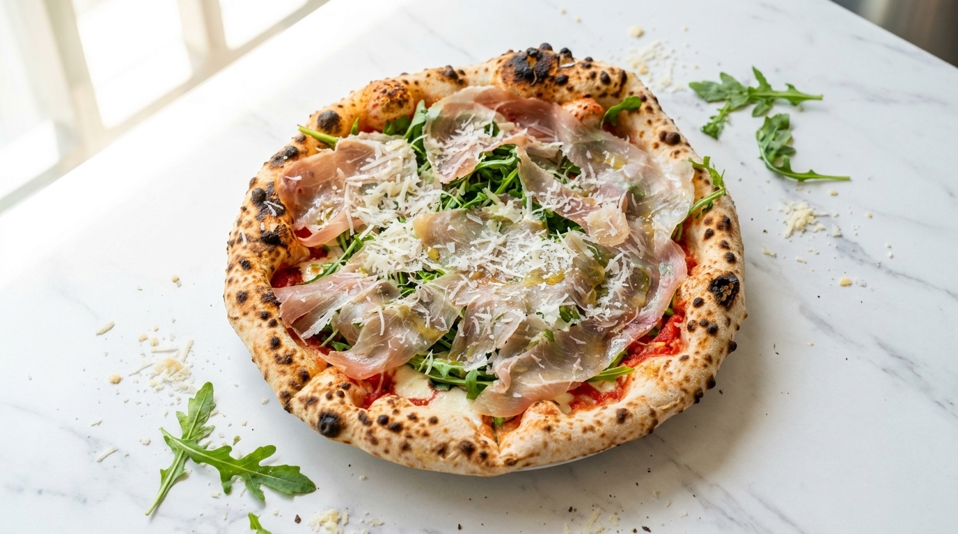 Rucola-Prosciutto-Pizza
