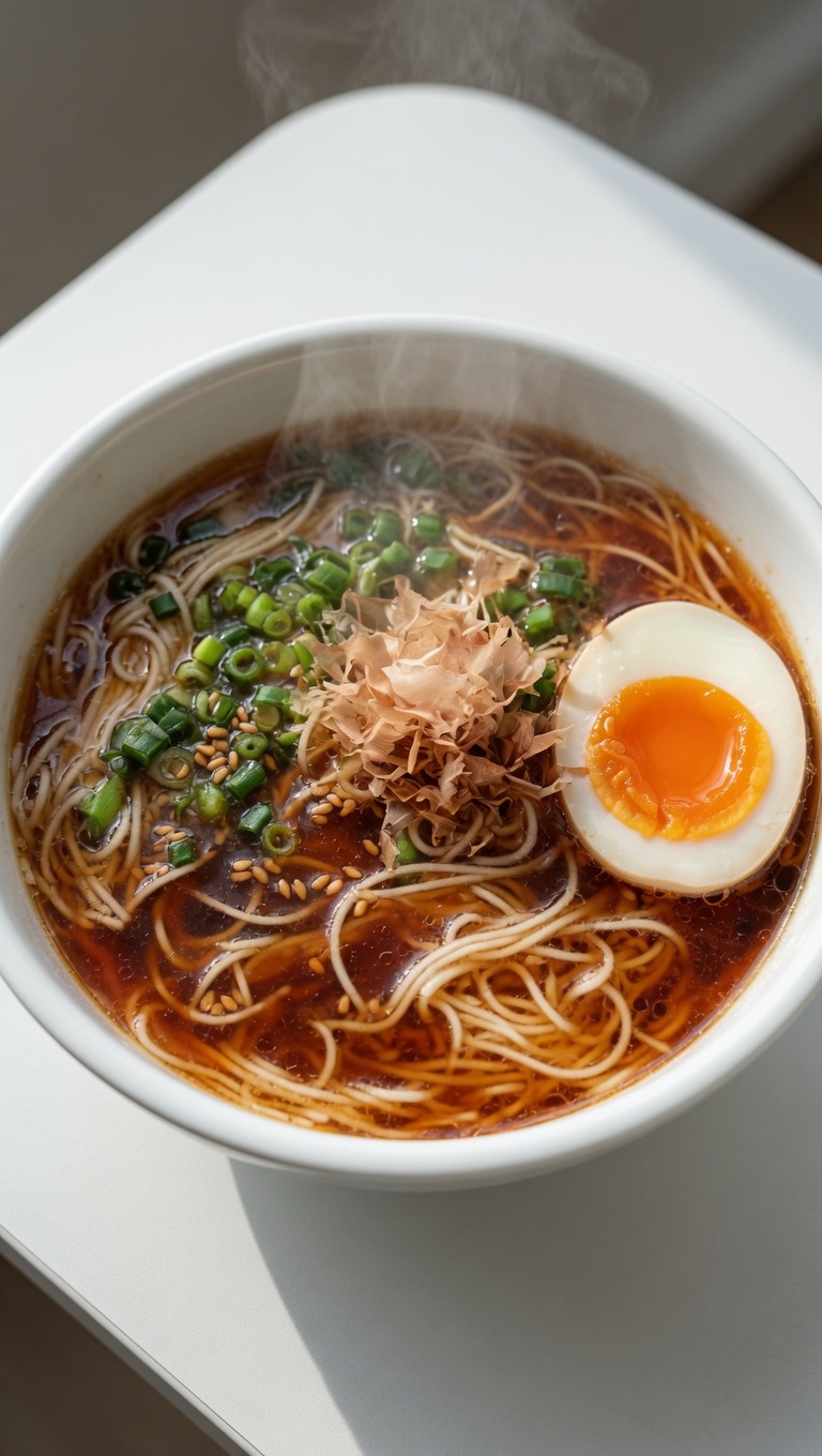 Schnelle Sojasaucen-Ramen