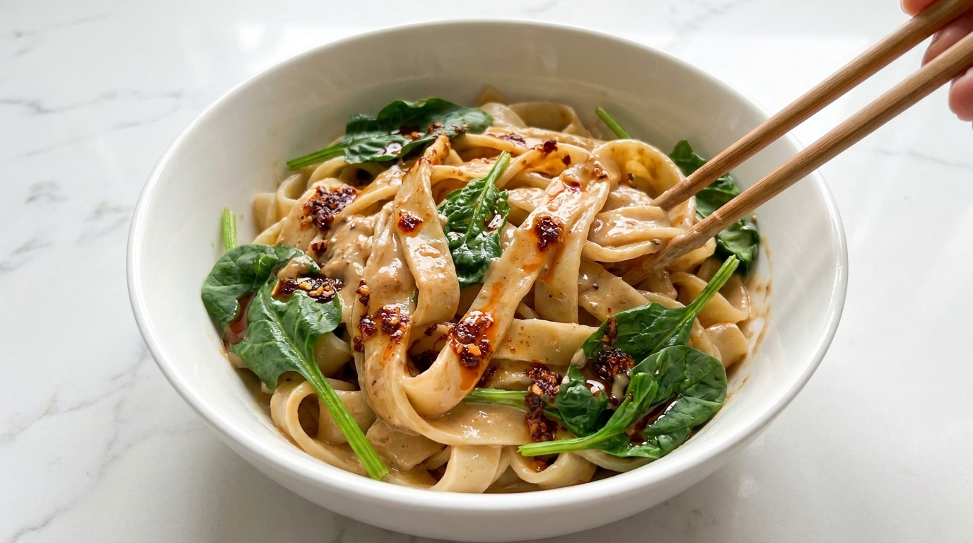 Hausgemachte Gao Dan Nudeln (gedämpfte, glutenreiche Nudeln)