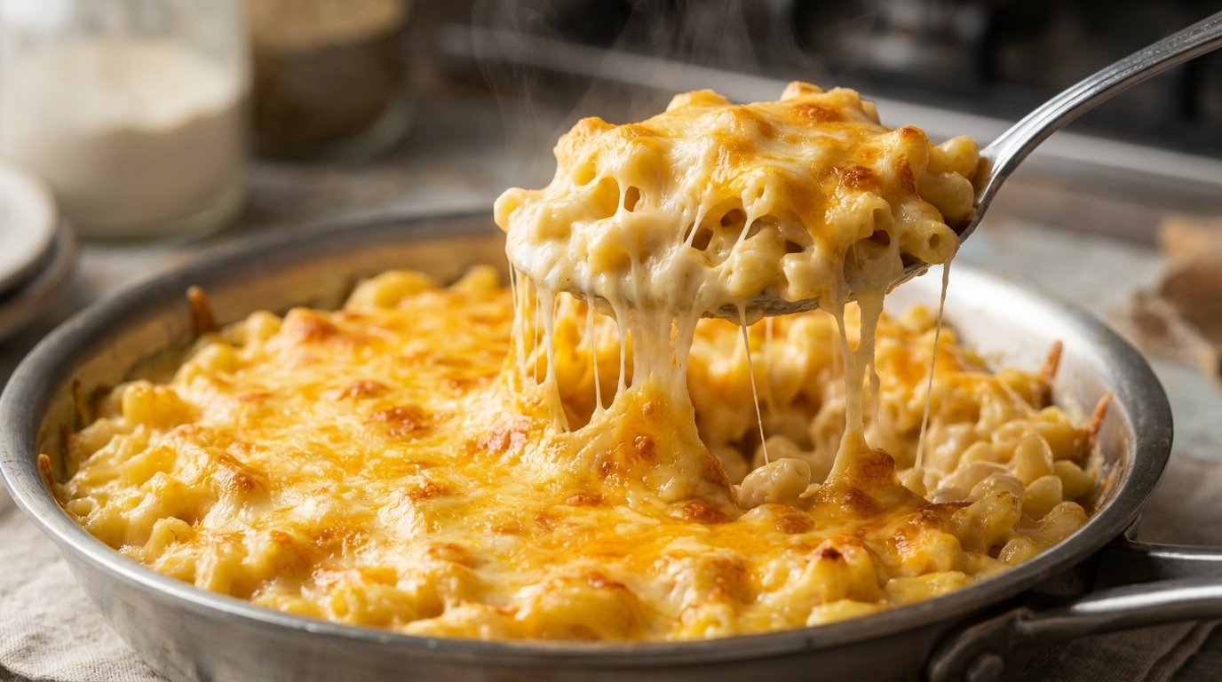 Klassische amerikanische Macaroni and Cheese