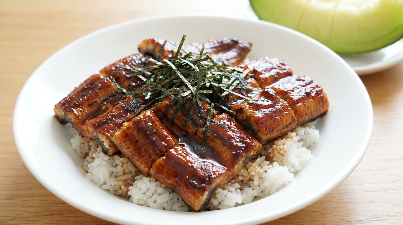 Einfaches Unagi Don (Gebratene Aal-Reisschale)