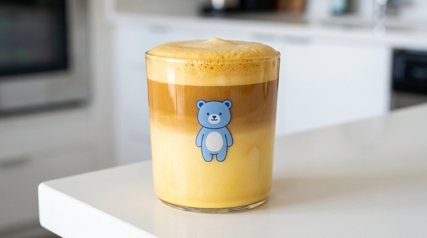 Cremiger Butter Corn Latte im KFC-Stil