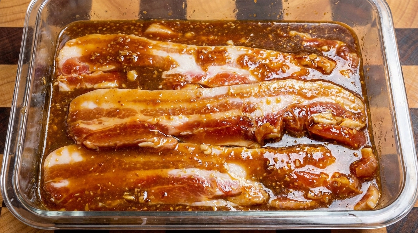 Korean Doenjang-Schweinebauch