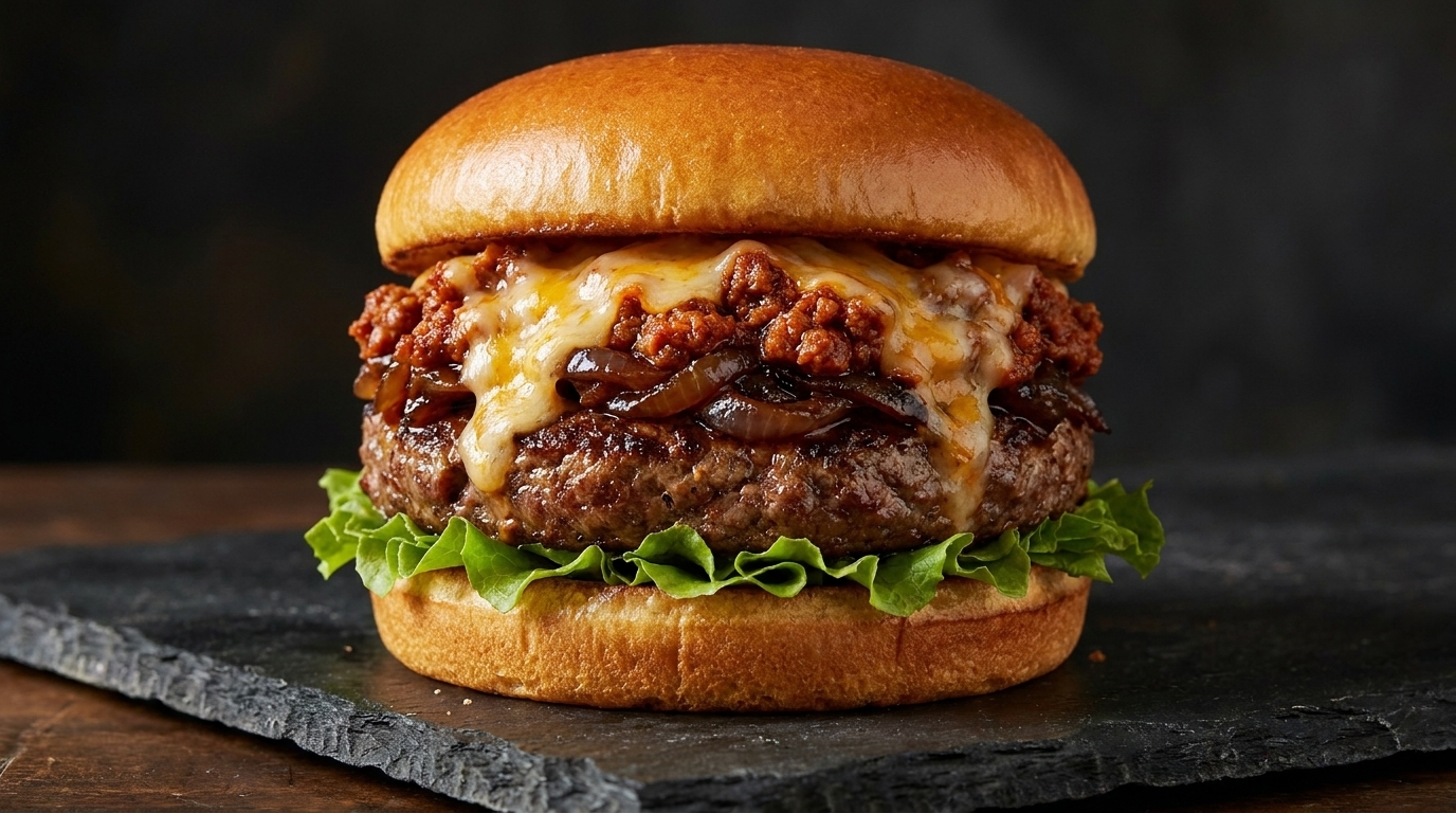 Mexikanischer Choriqueso-Burger