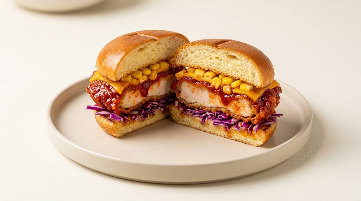Ultimativer Korean Fried Chicken Burger