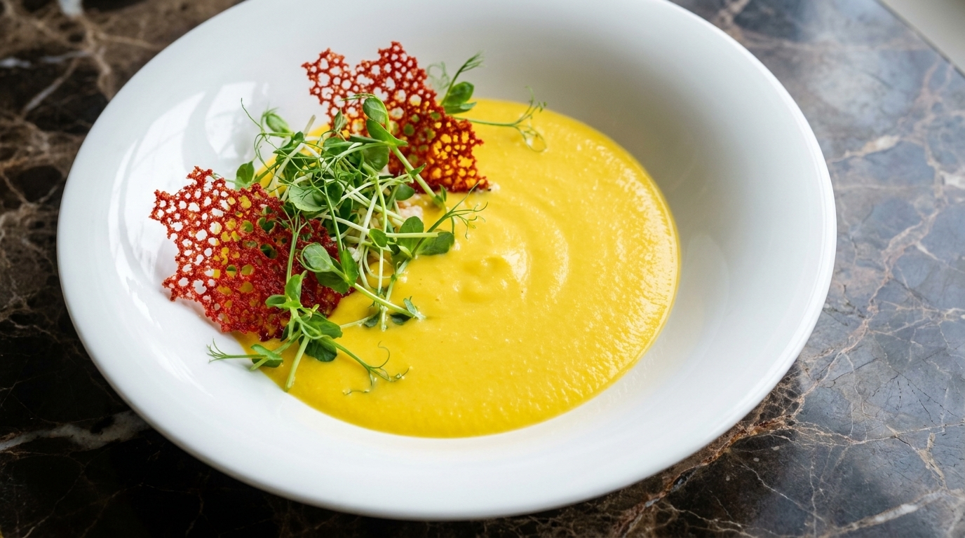 Cremige Kokos-Mais-Suppe