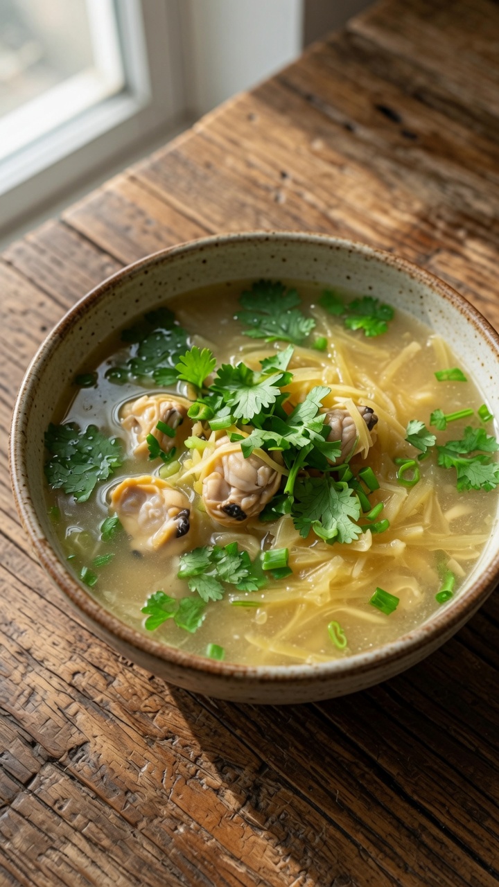 Klassische Muschel-Kartoffel-Suppe