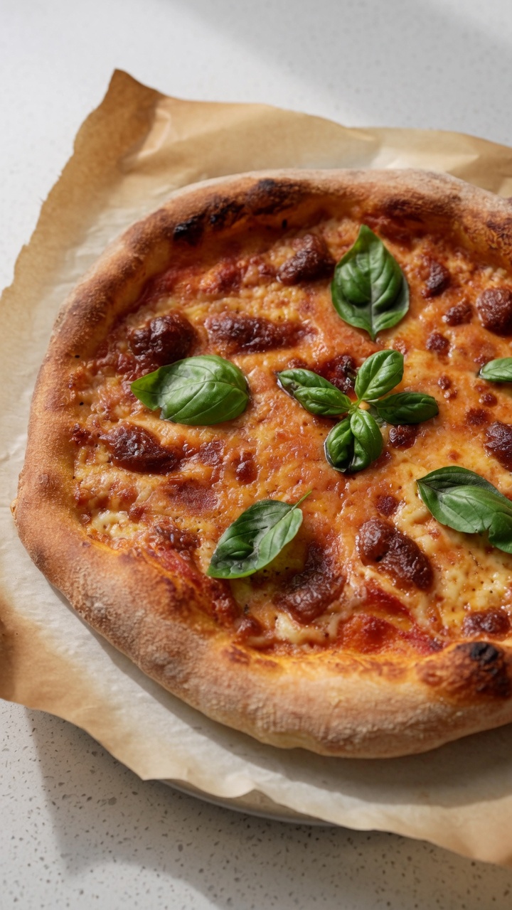 Authentische italienische Margherita-Pizza