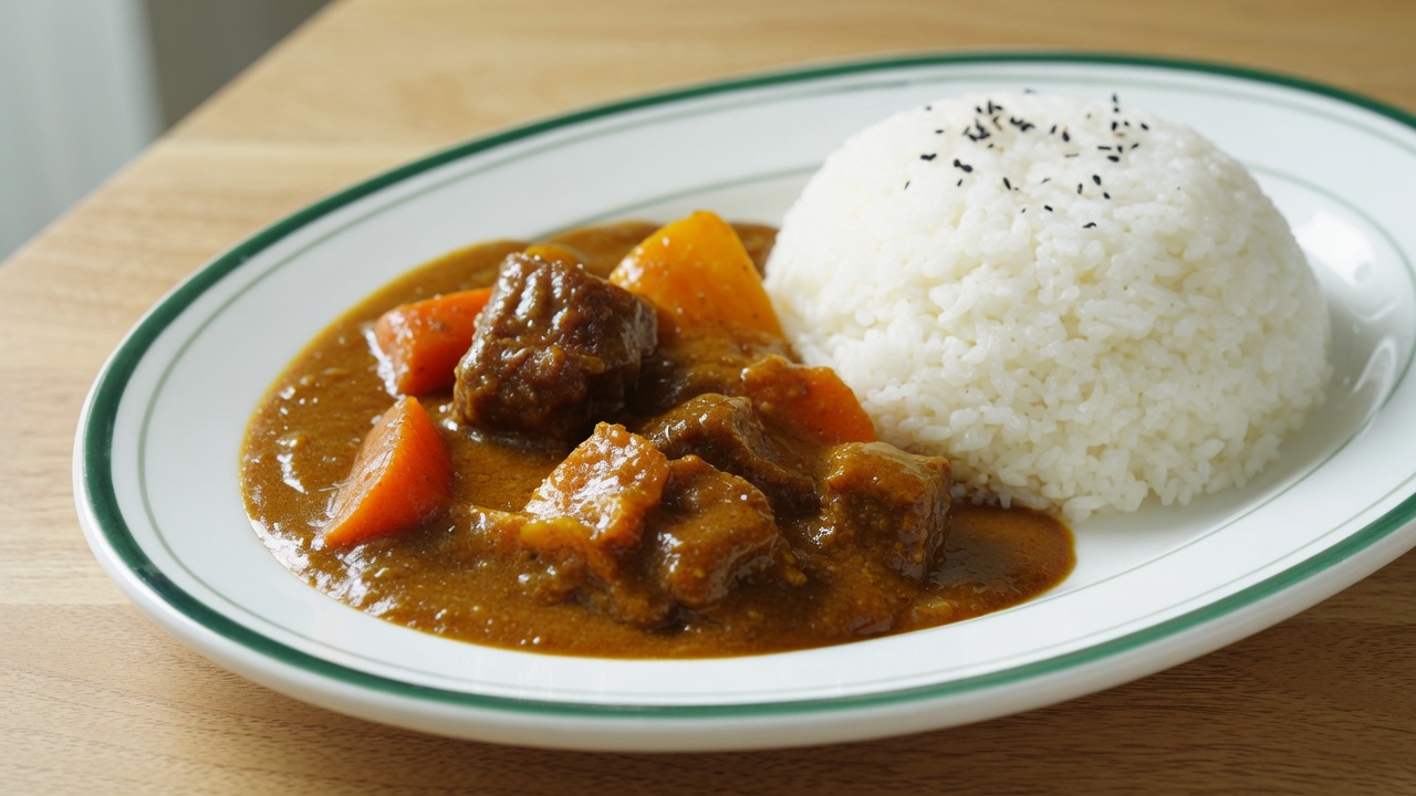 Reichhaltiges Osaka-Style Japanisches Rinder-Curry