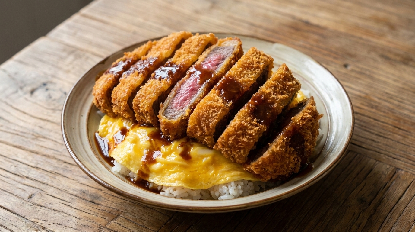 Knusprige Country-Fried Steak Reis-Bowl