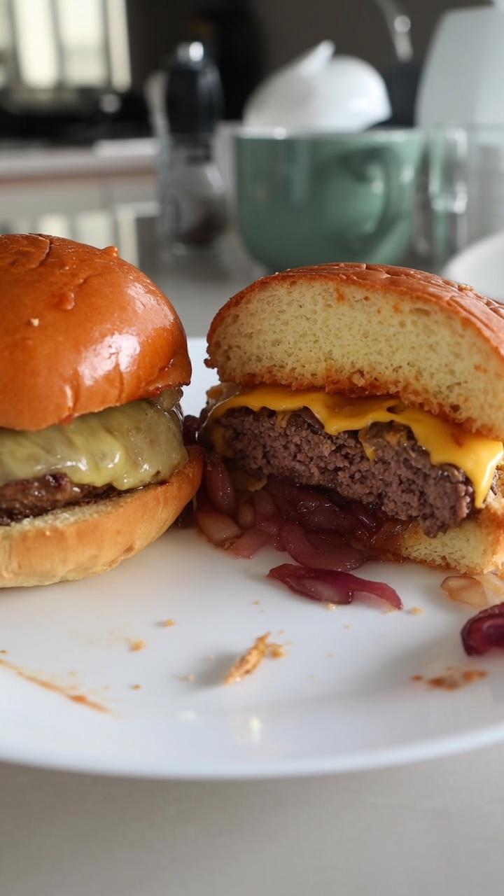 Hausgemachter Amerikanischer Beef Burger