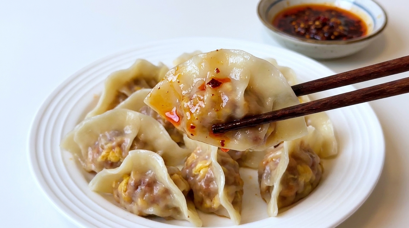 Herzhafte Barbecue-Schweinefleisch-Dumplings