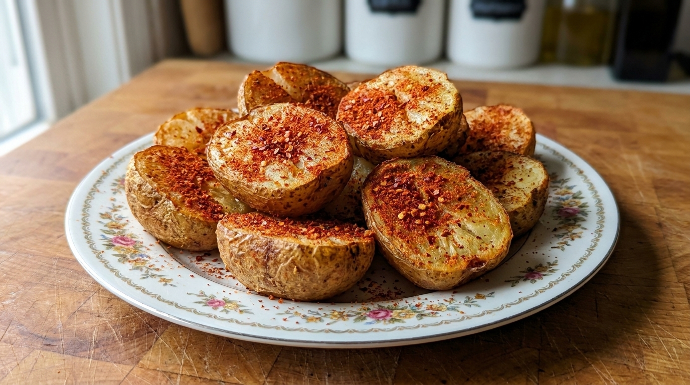 Knusprige Heißluftfritteuse Ofenkartoffeln mit Würzung