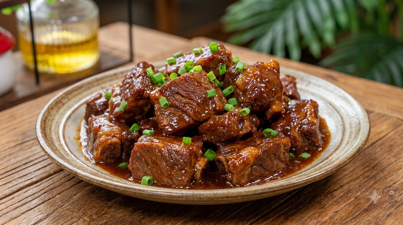 Hausgemachter zarter geschmorter Rinderbraten