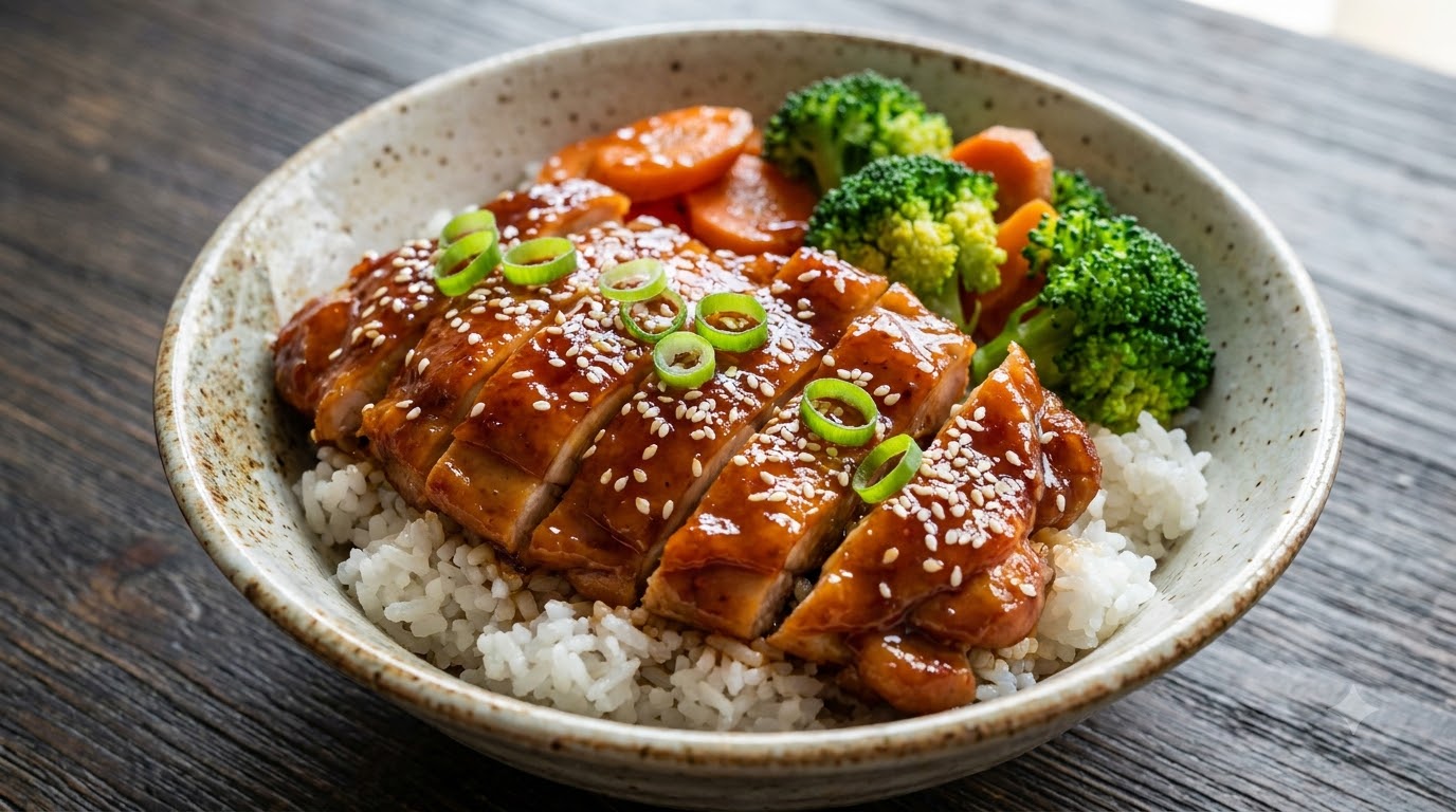 Knuspriges Teriyaki-Hähnchen