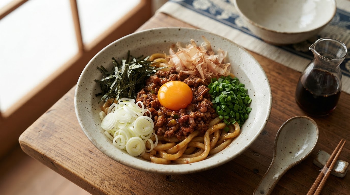 Nagoya Mazesoba (Japanische Trockennudeln)