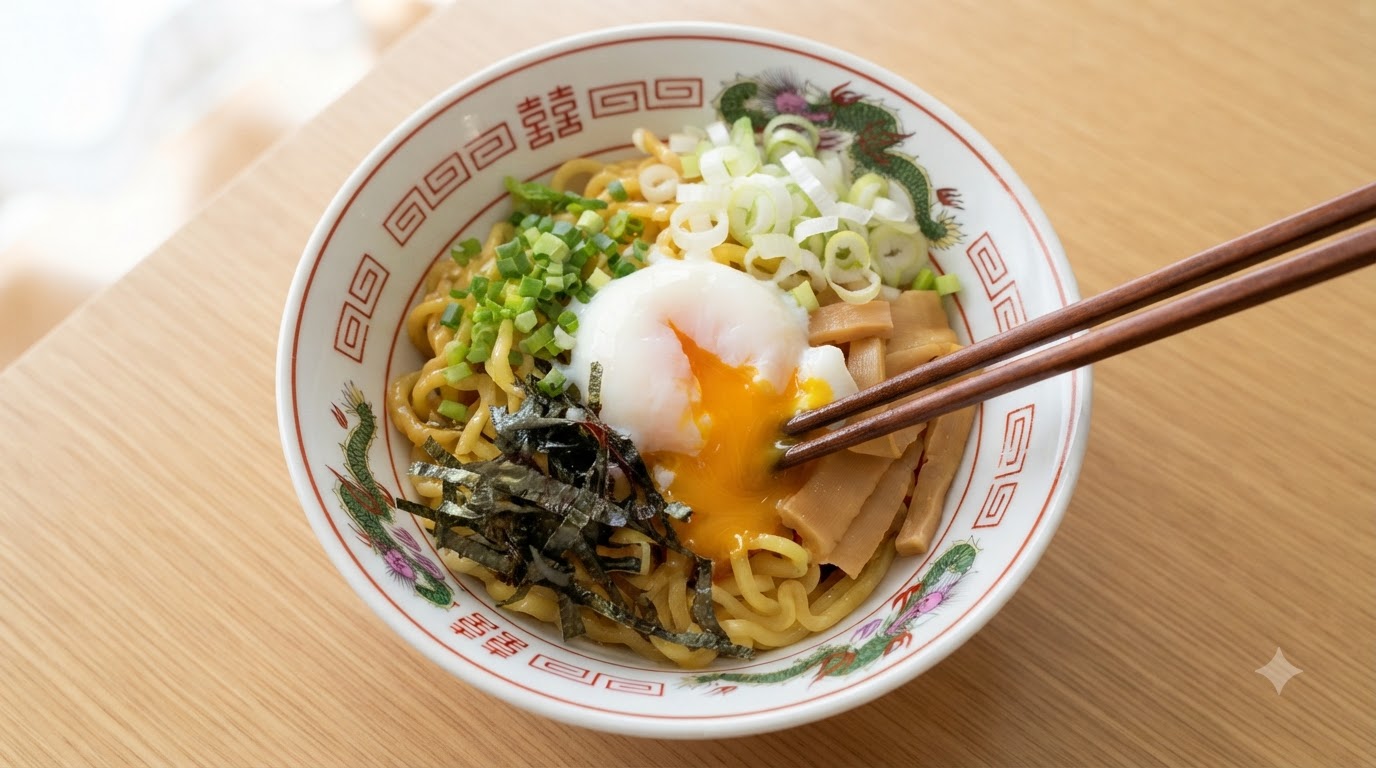 Tokyo Abura Soba (Japanesische Öl-Nudeln)