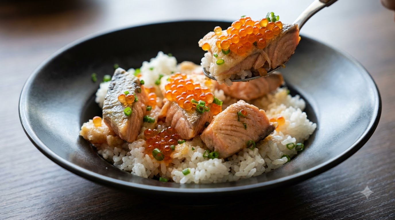 Miso-Lachs-Oyakodon