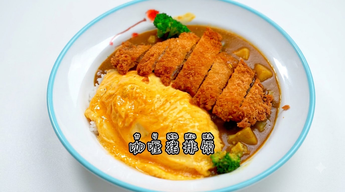 Japanisches Curry mit Schweineschnitzel (Katsukare)