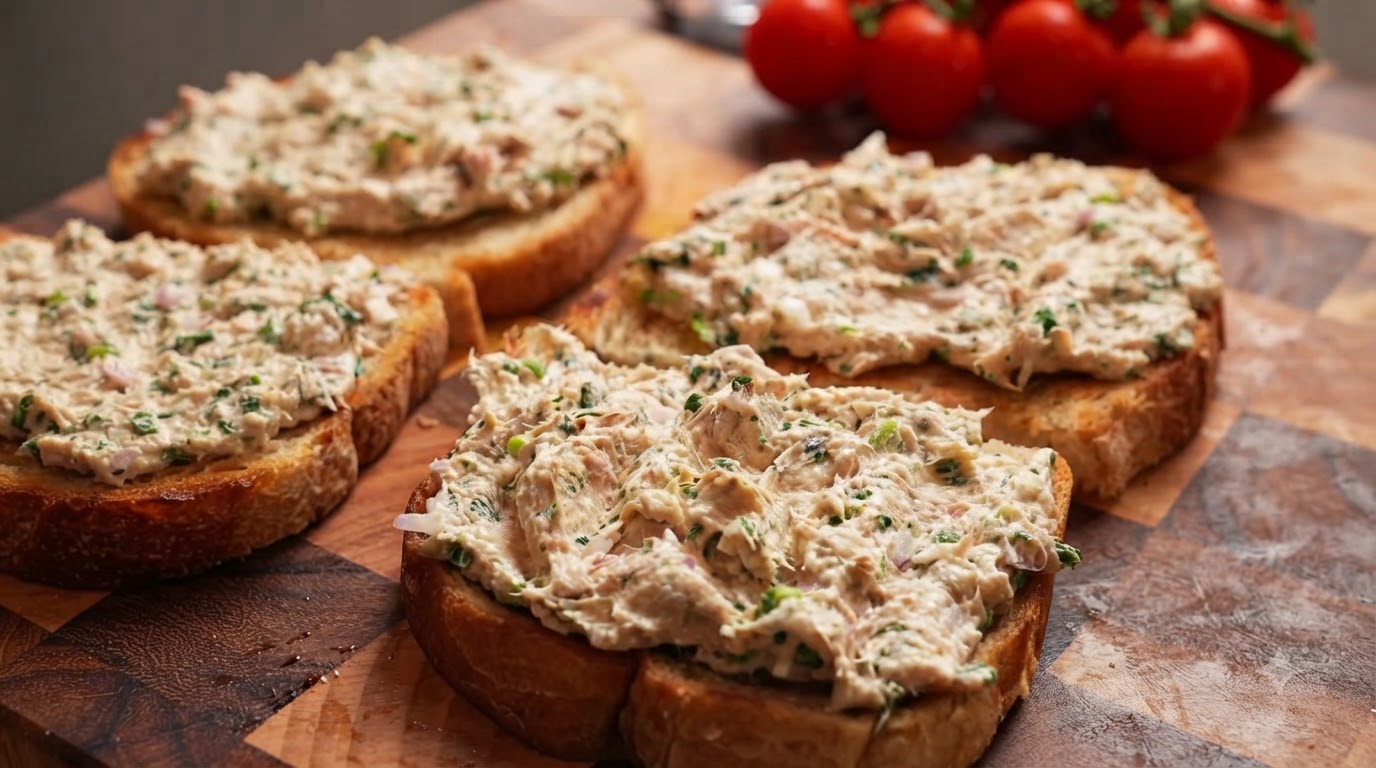 Thunfisch-Frischkäse-Stullen