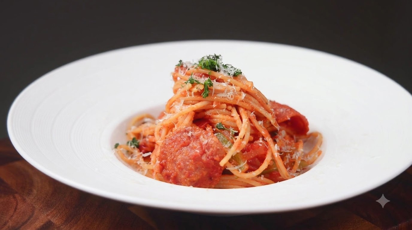 Japanische Neapolitan-Pasta (Naporitan)