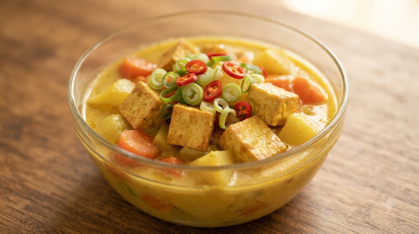 Cremiges Südostasiatisches Tofu-Curry