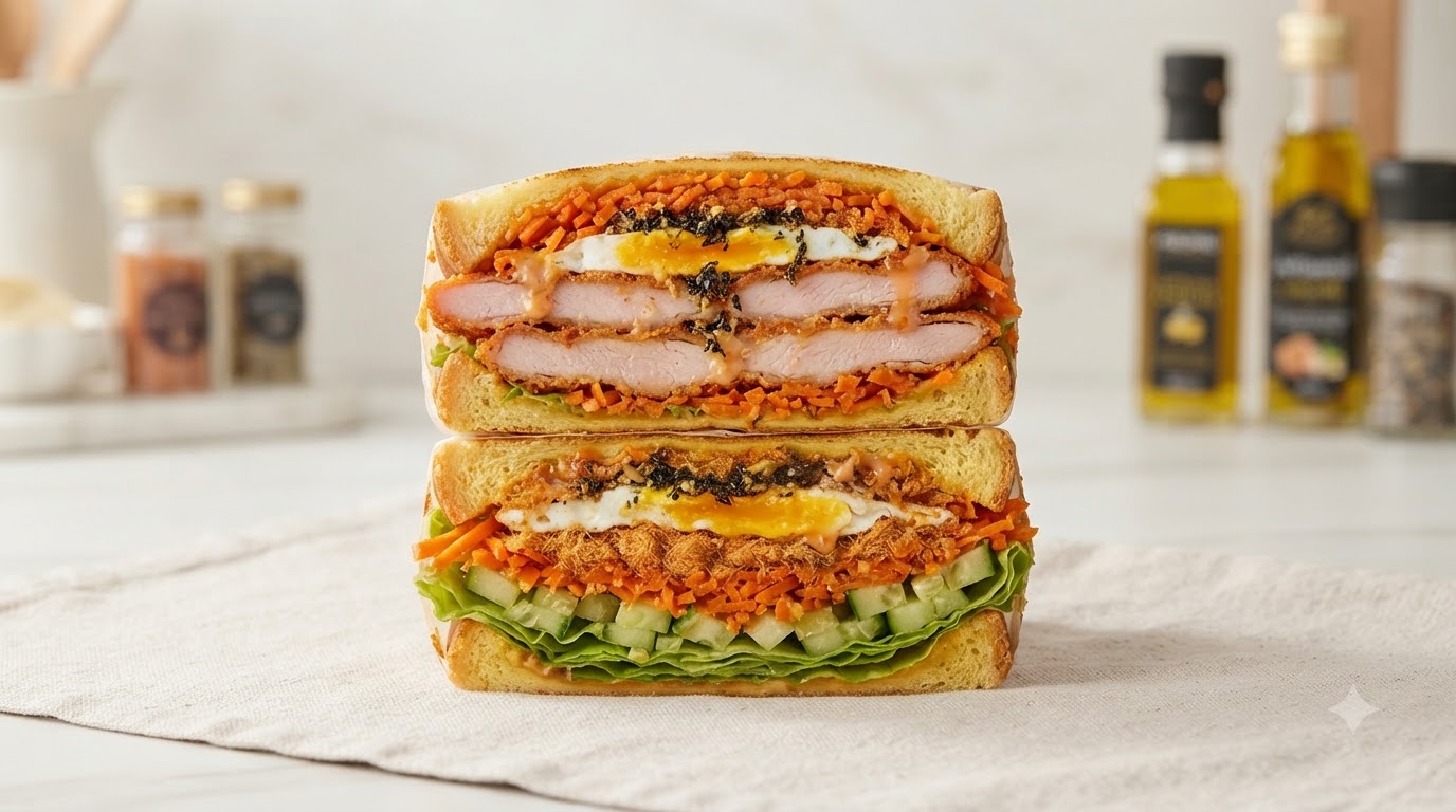 Ultimatives doppeltes Hähnchenschnitzel-Sandwich