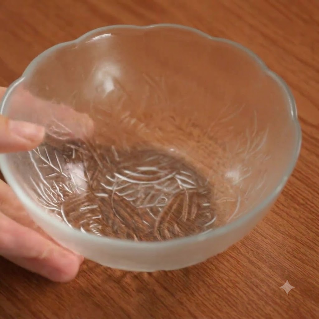 Helle Sojasauce wird abgemessen und in eine Rührschüssel aus Glas gegossen.
