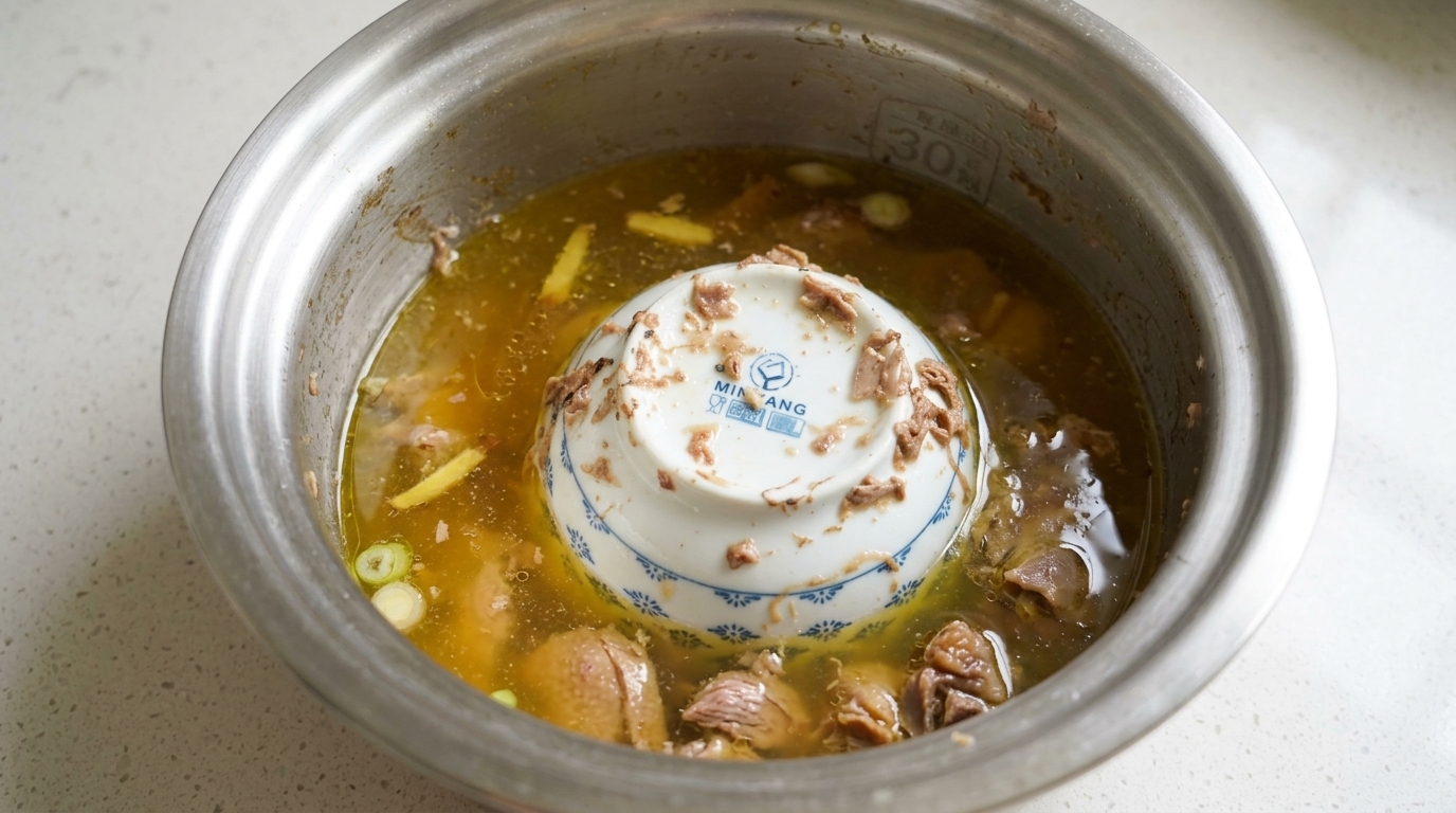 Traditionelle Minnan Überlaufende Entensuppe