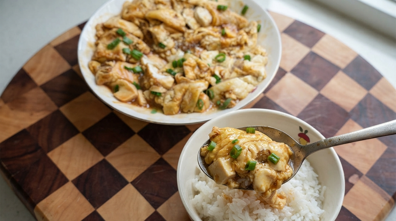 Weicher Tofu mit Eimantel