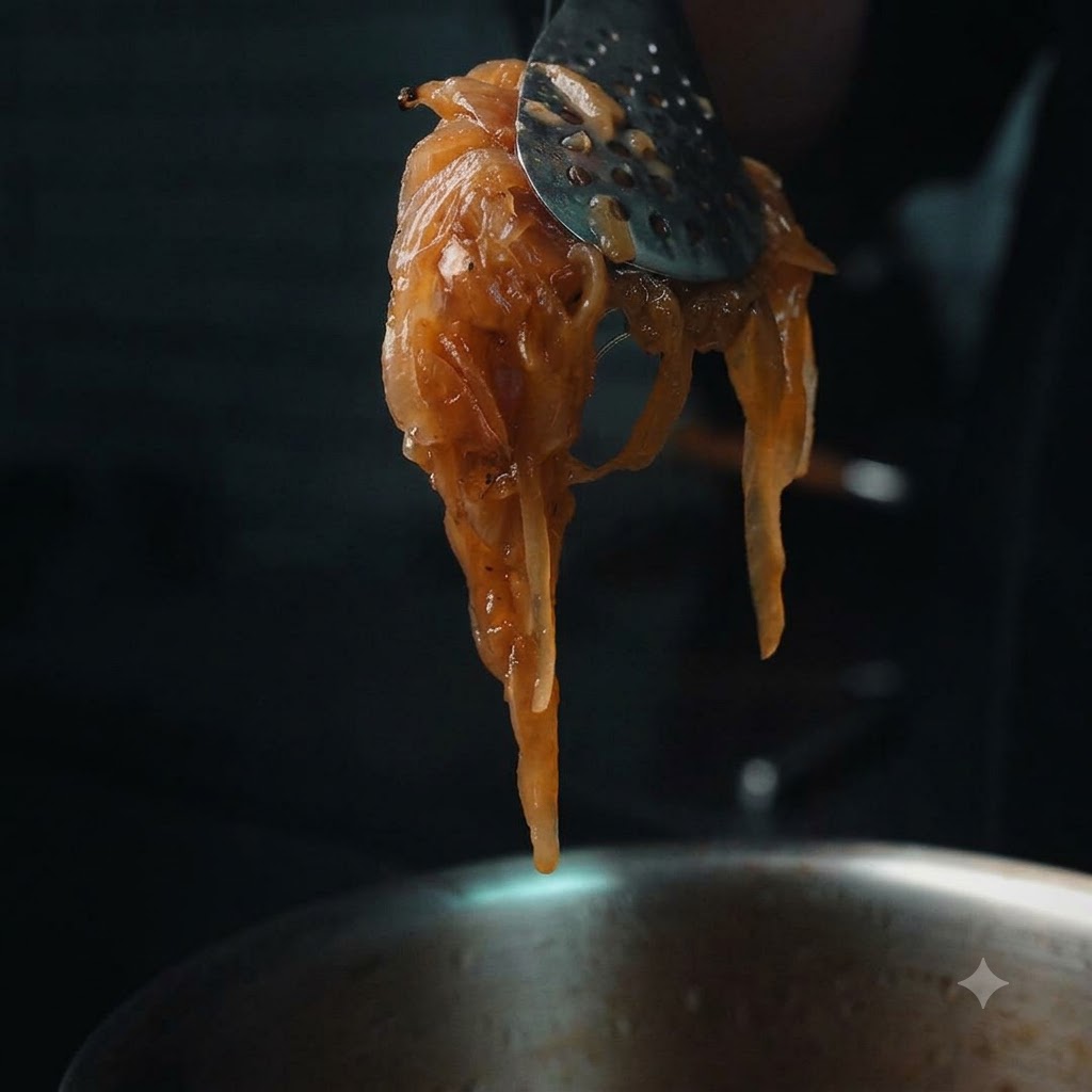 Gehackter Knoblauch und schwarzer Pfeffer werden in eine Schüssel mit cremiger Mayonnaise gemischt.